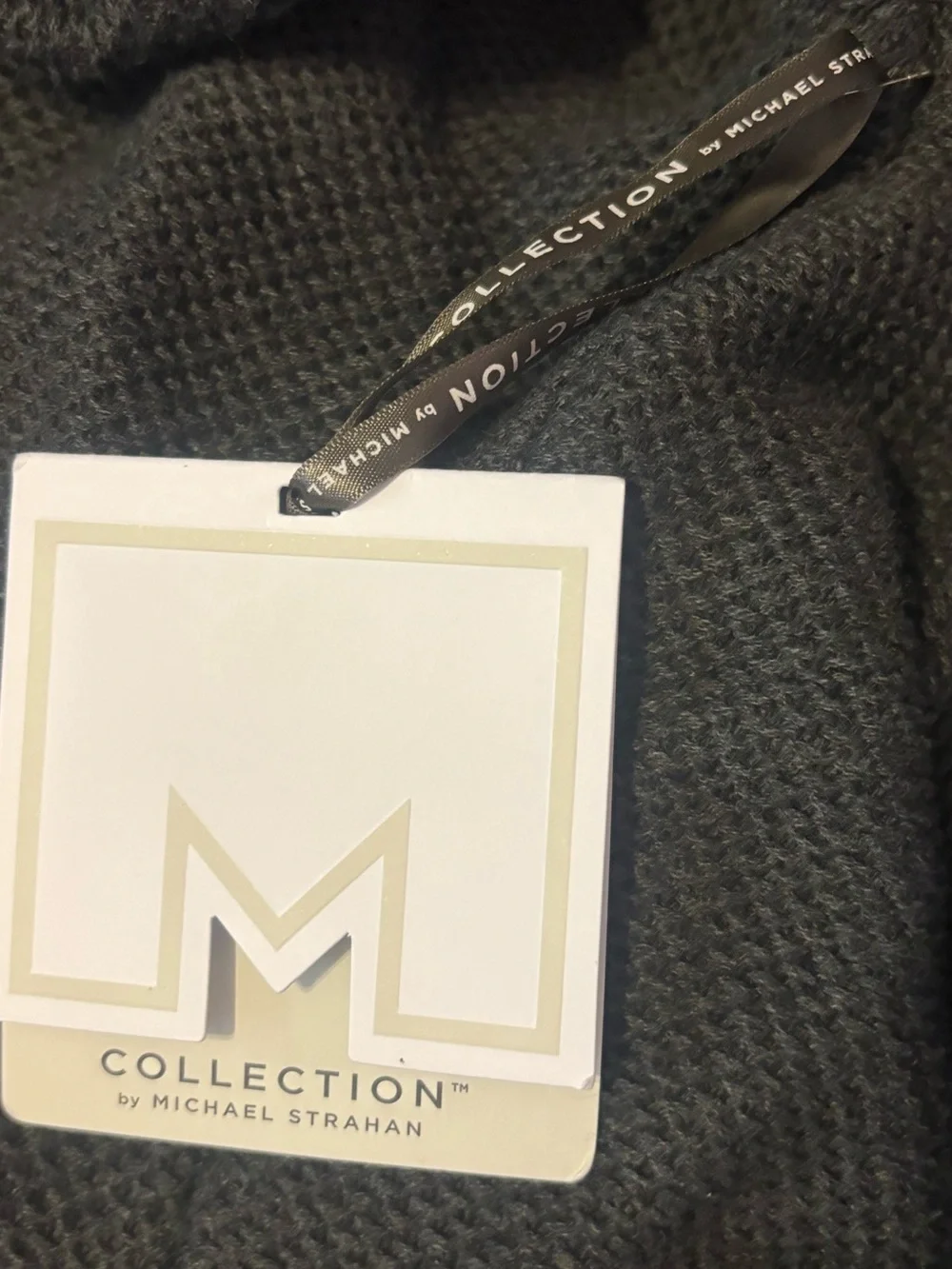 Michael Strahan Collection Men’s Cardigan Sweater Shawl Collar Gray Size Small